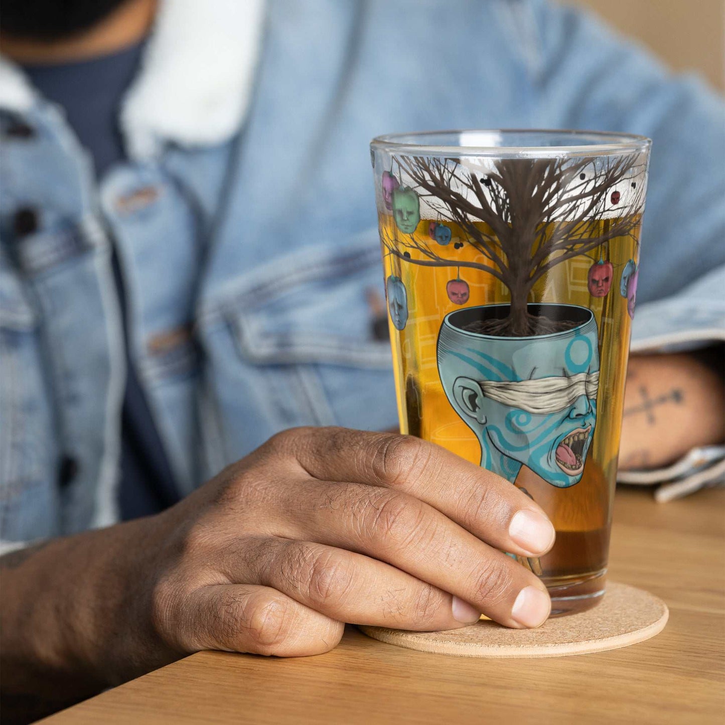 Apple Tree Shaker Pint GlassHey there, apple lovers! Are you ready to take your apple-eating game to a whole new level of awesomeness? Well, hold on tight because we've got something special juHOZZY Artistry StoreHOZZY Artistry Store