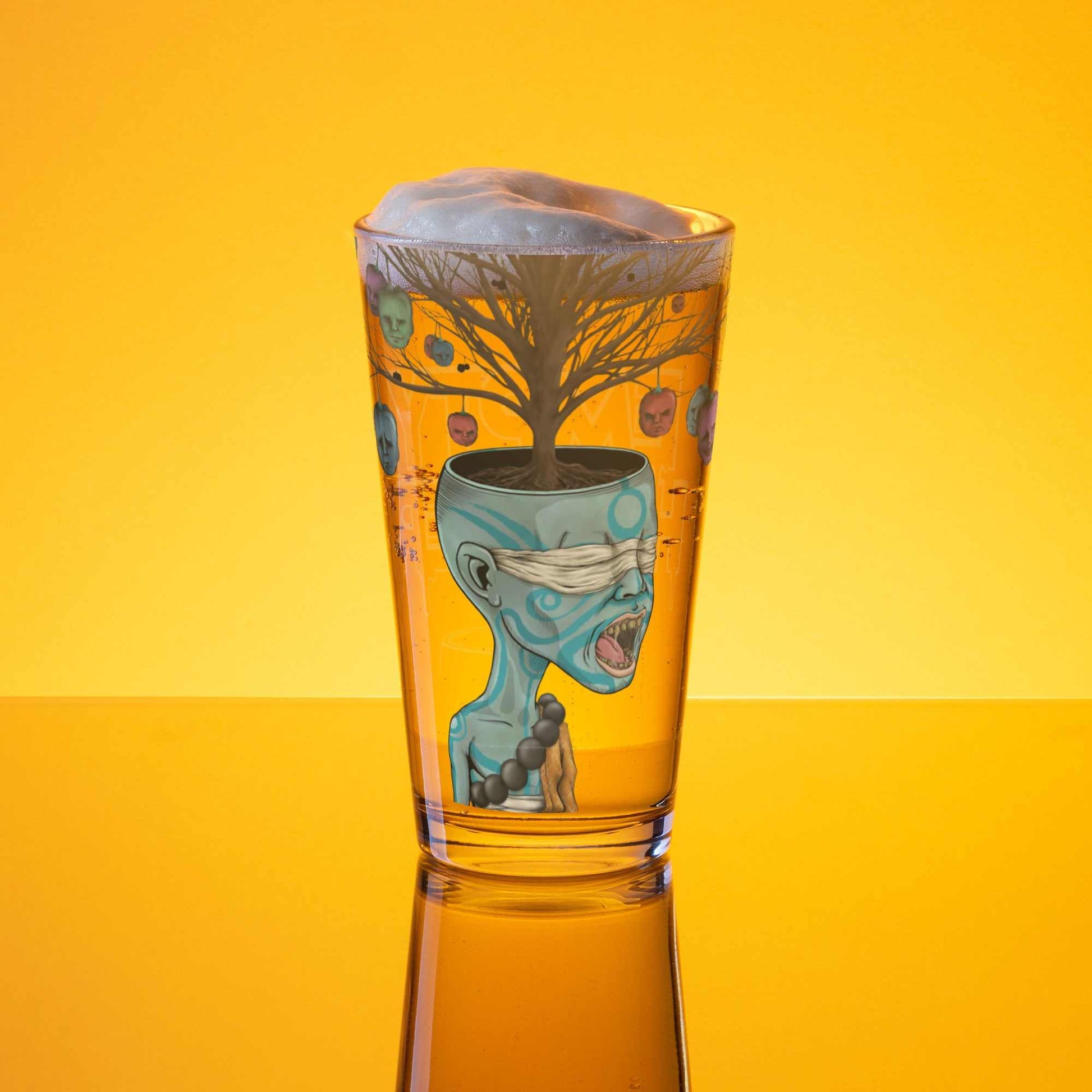 Apple Tree Shaker Pint GlassHey there, apple lovers! Are you ready to take your apple-eating game to a whole new level of awesomeness? Well, hold on tight because we've got something special juHOZZY Artistry StoreHOZZY Artistry Store